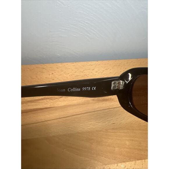 Joan Collins Sunglasses 9978 51-18-130 Womens Black Oval Frames-Only - Picture 4 of 14